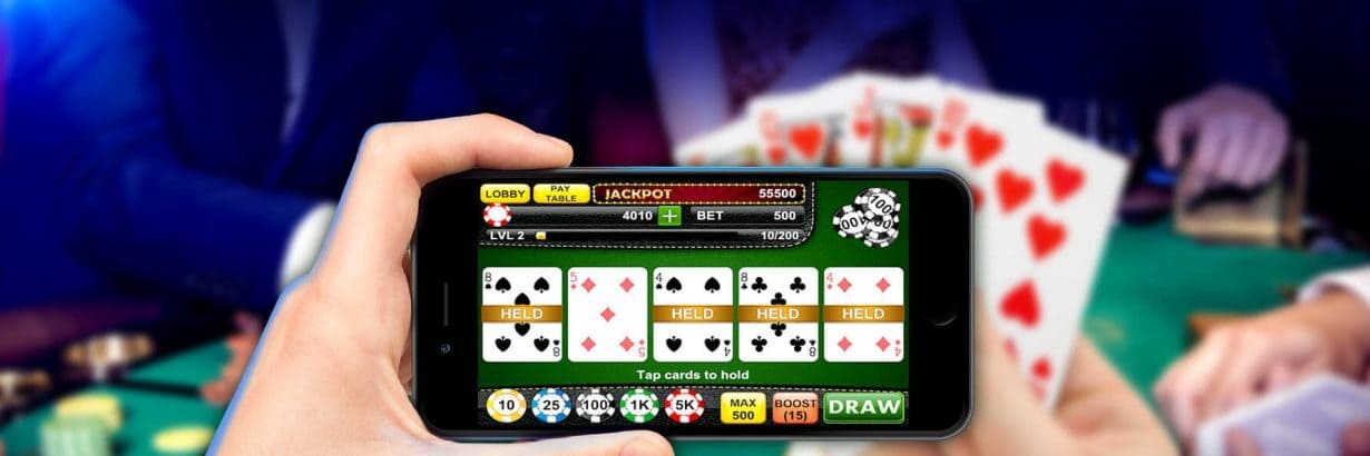 Videopoker i mobil